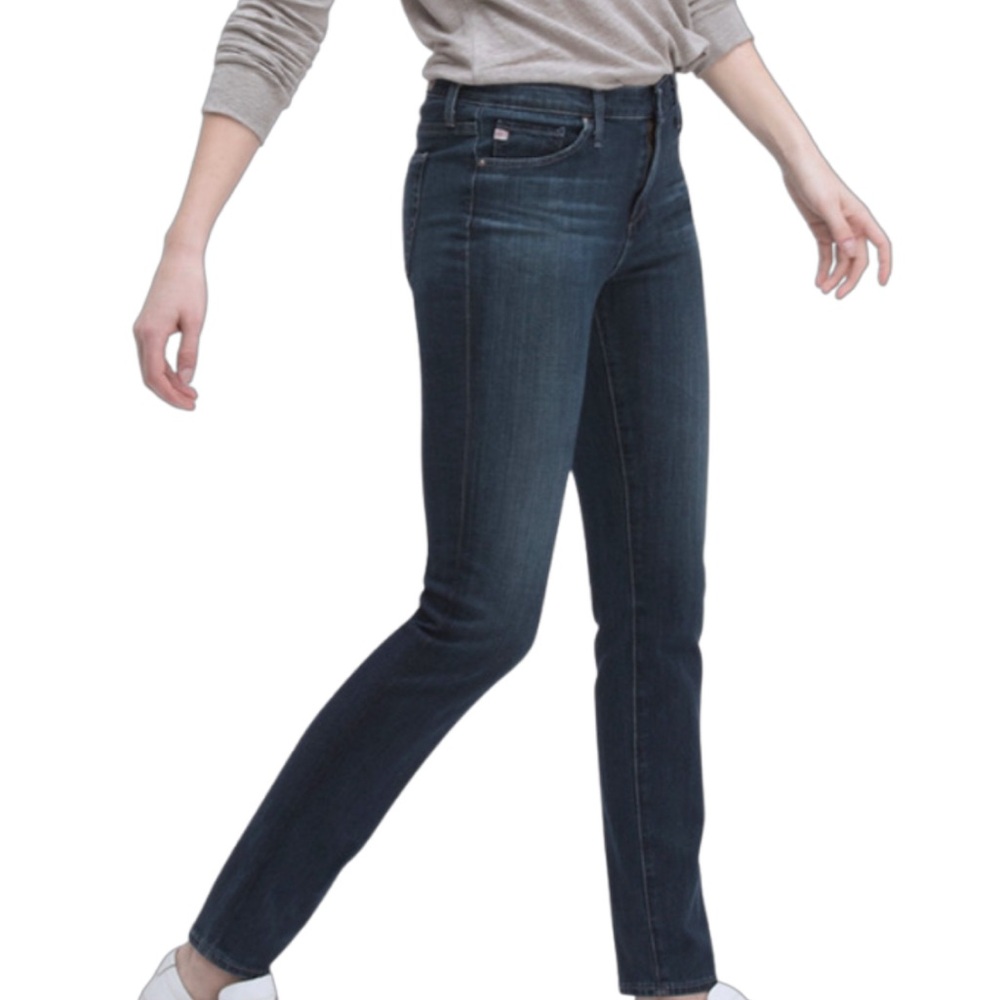 AG Adriano Goldschmied Prima Mid-Rise Cigarette Jeans | Medium Blue | Size 29